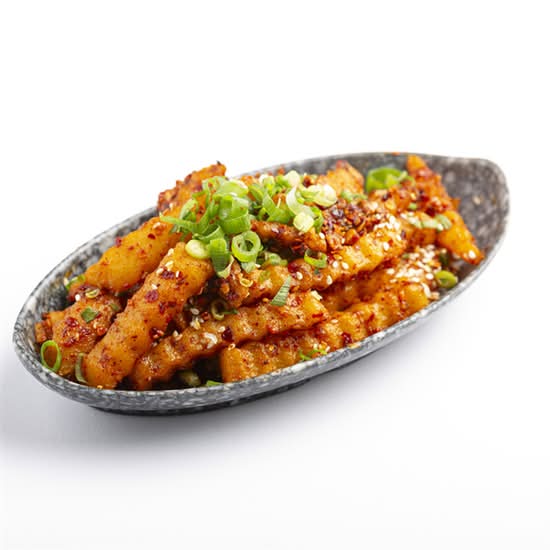 琅琊土豆 Wavy Potato Fries w/ Sweet Garlic Chili Sauce (al dente)